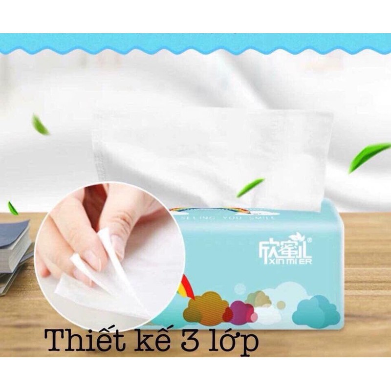 Giấy Ăn Cầu Vồng (Thùng 30 Gói)-Hàng Loại 1
