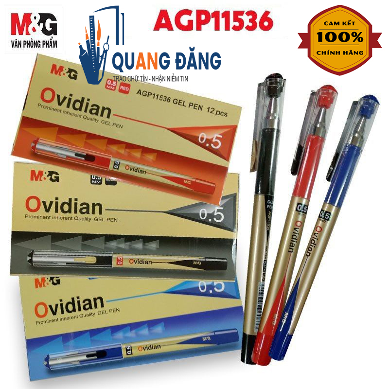 Bút gel pen M&G AGP11536 nét 0.5mm ( chính hãng)