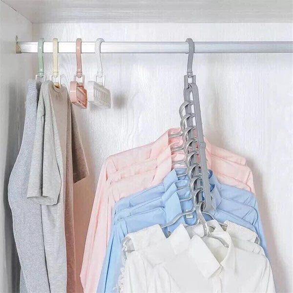 Móc treo Quần Áo 9 lỗ đa năng