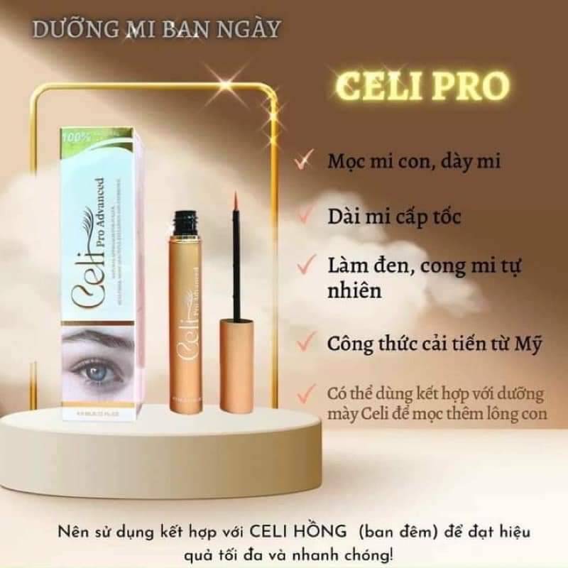 Dưỡng mi dưỡng mày Celi-dưỡng chất cực mạnh mi cong dài