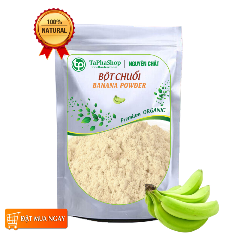 Bột chuối chín nguyên chất 100g - Tấn phát