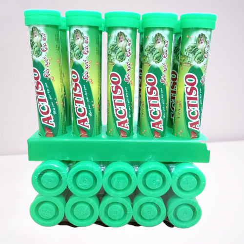 Tuýp sủi Actiso- mát gan- giải độc [ tuýp 20 viên]