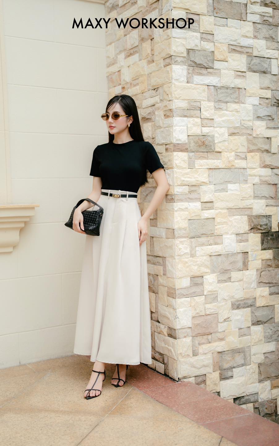Áo thun tay ngắn ôm dáng Lady Tee Maxy Workshop