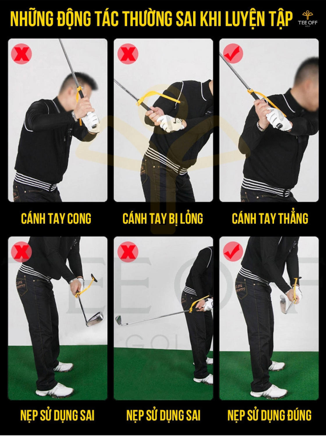 Dụng cụ sửa tư thế cho người tập golf - PGM SWING TRAINER CORRECTOR