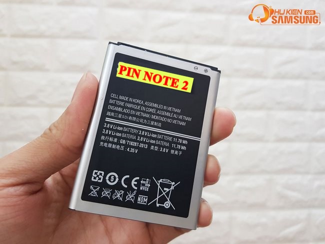 [HCM]Pin thay thế cho Samsung Note 2 dung lượng 3100 mAh