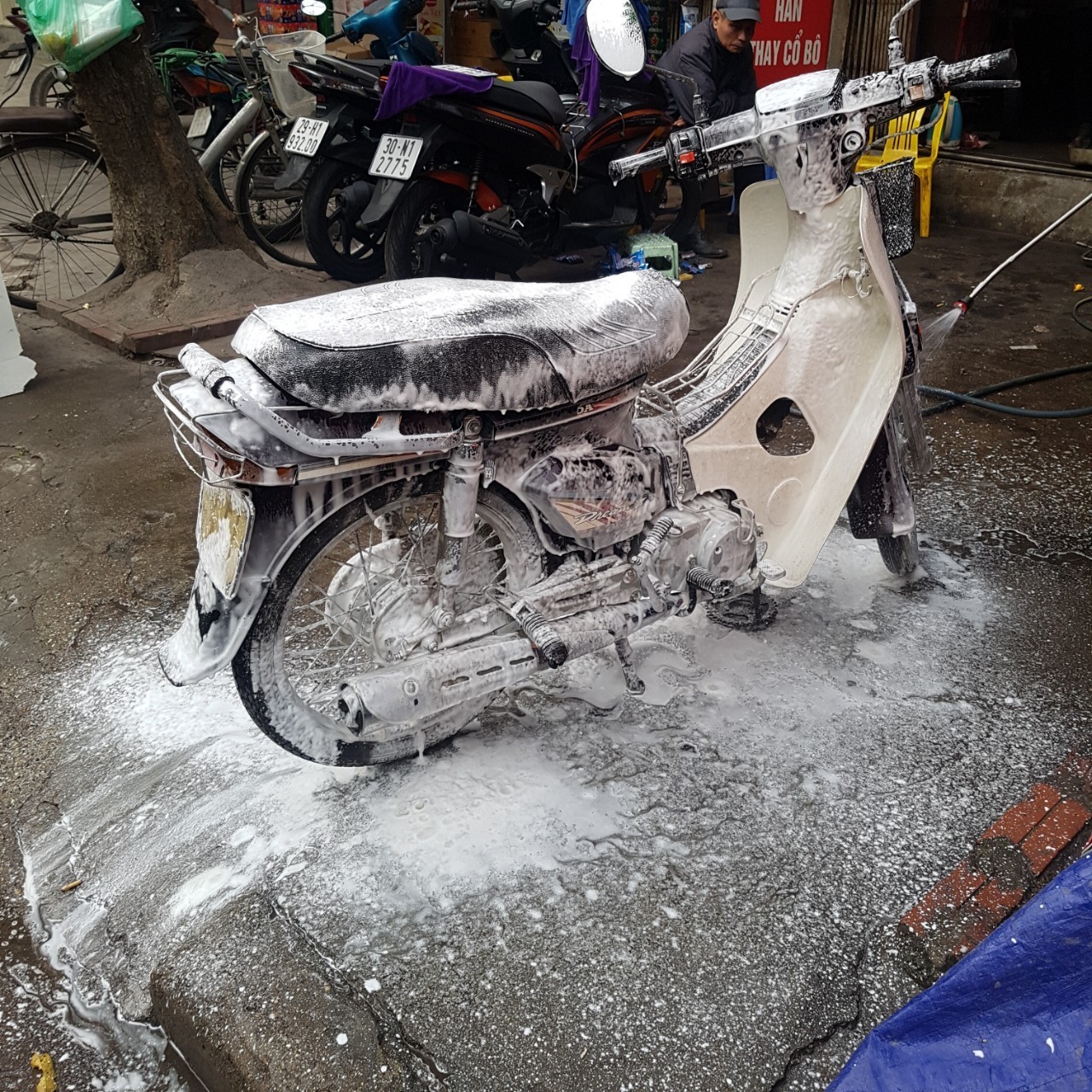 Cây phun bọt tuyết siêu mịn 40cm