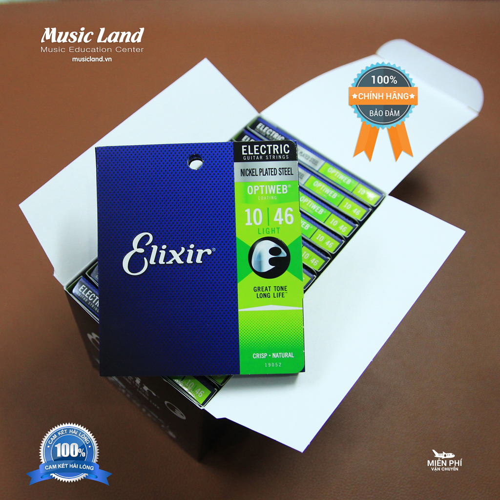 Dây Đàn Guitar Điện Elixir 19052 Optiweb - Chính Hãng