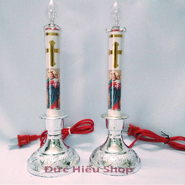 Đèn thờ cúng thiên chúa giáo cỡ nhỏ