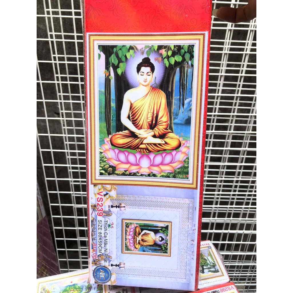 Tranh đính đá phật thích ca vs239
