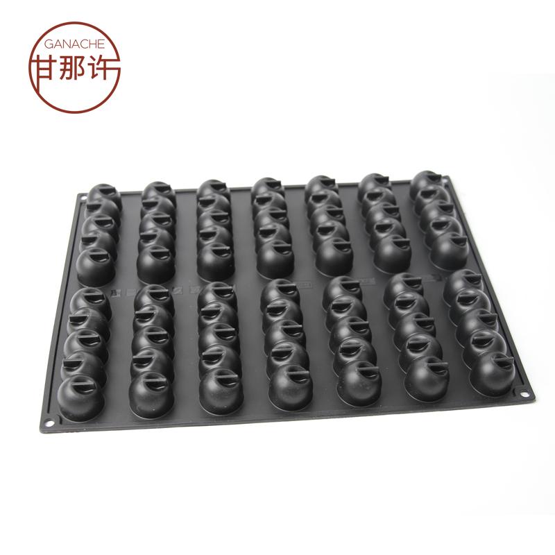 Gan Đó Xu Ý Bánh Bánh Mousse Bộ Tạo Khuôn Hình 14 THẬM CHÍ Hoa Nhỏ Dạng Sợi Dài Nướng Silicone Bộ Tạo Khuôn Hình