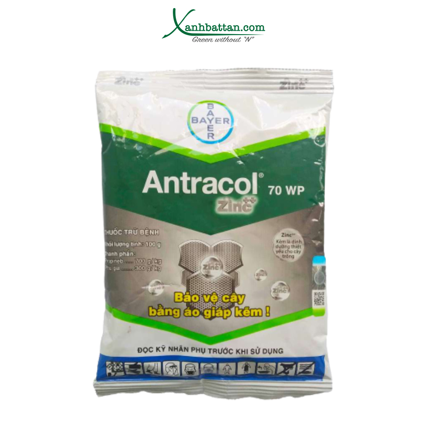 Chế Phẩm Trừ Nấm Bệnh Antracol Gói 100 Gram