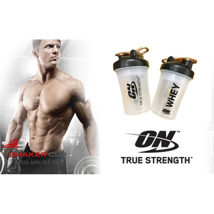 Bình lắc tập gym bình nước Shake bottle ON Gold Standard chính hãng