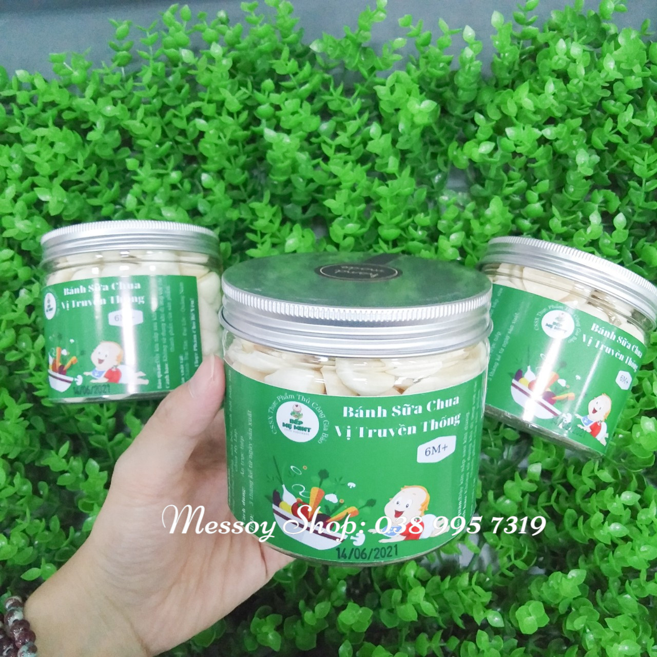 Bánh sữa chua homemade cho bé
