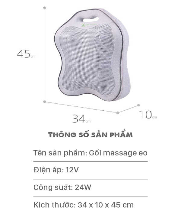 Máy Massage Lưng, Cột Sống, Thắt Lưng, Cổ Vai Gáy