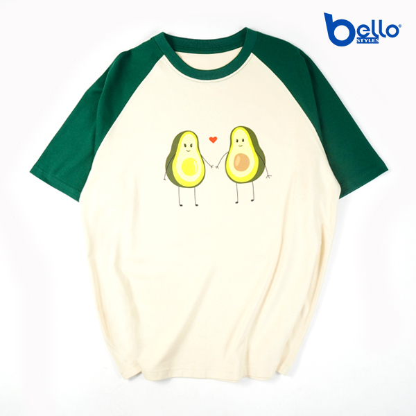 Áo unisex bello in hình trái bơ