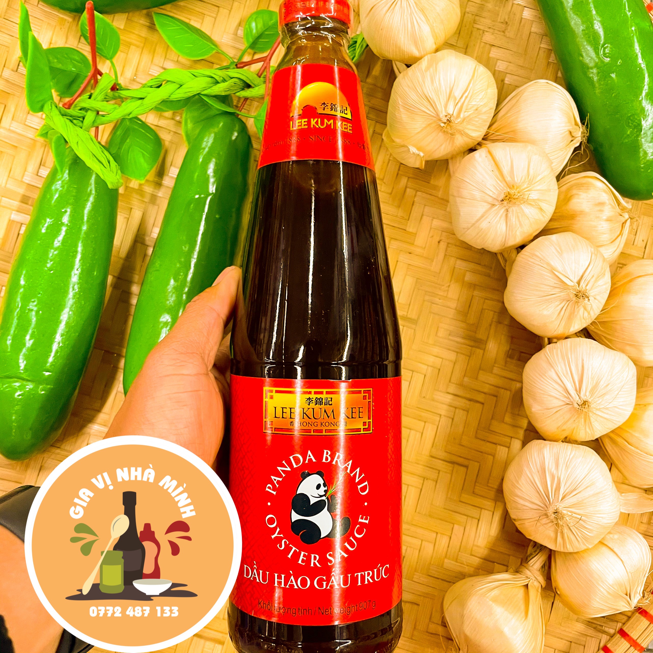 Dầu hào gấu trúc lee kum kee hongkong- 510g-907g