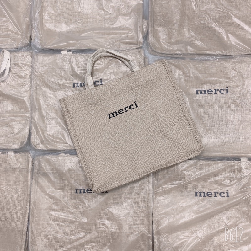 Túi cói Merci phong cách Vintage