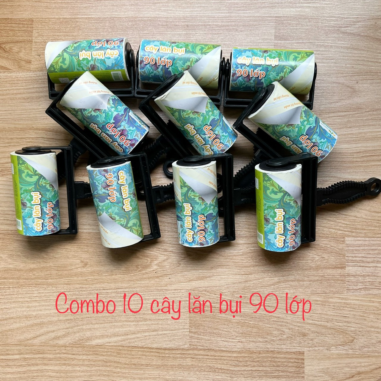 Combo 10 lăn bụi 90 lớp