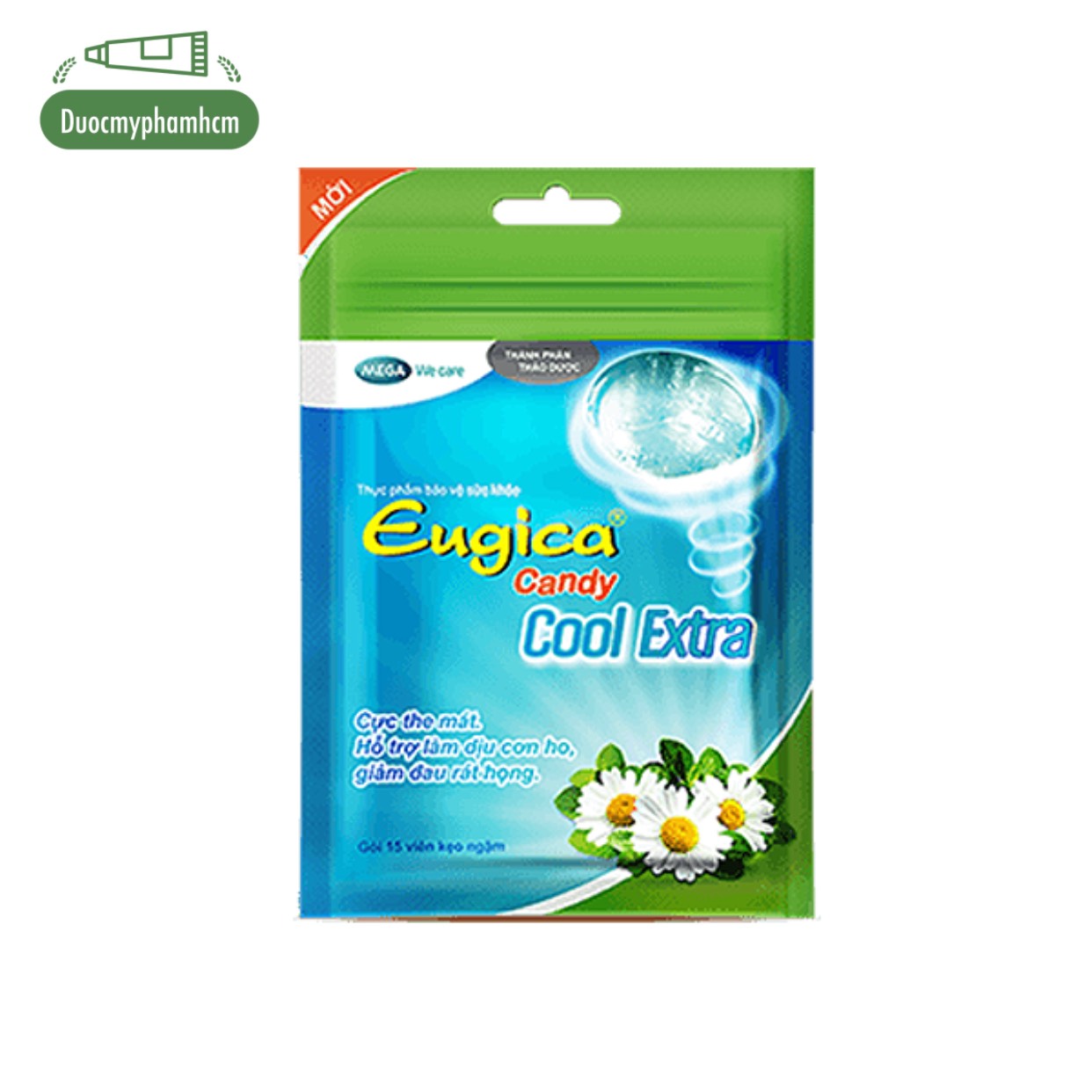 [HCM]Eugica Candy Cool Extra (Bịch 15 viên)
