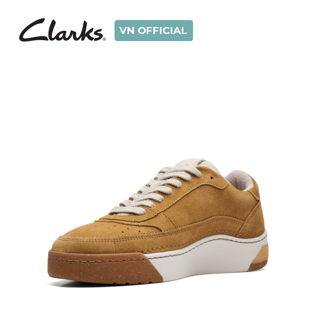 Giày Sneaker Da Nam Clarks - CraftCourtLace