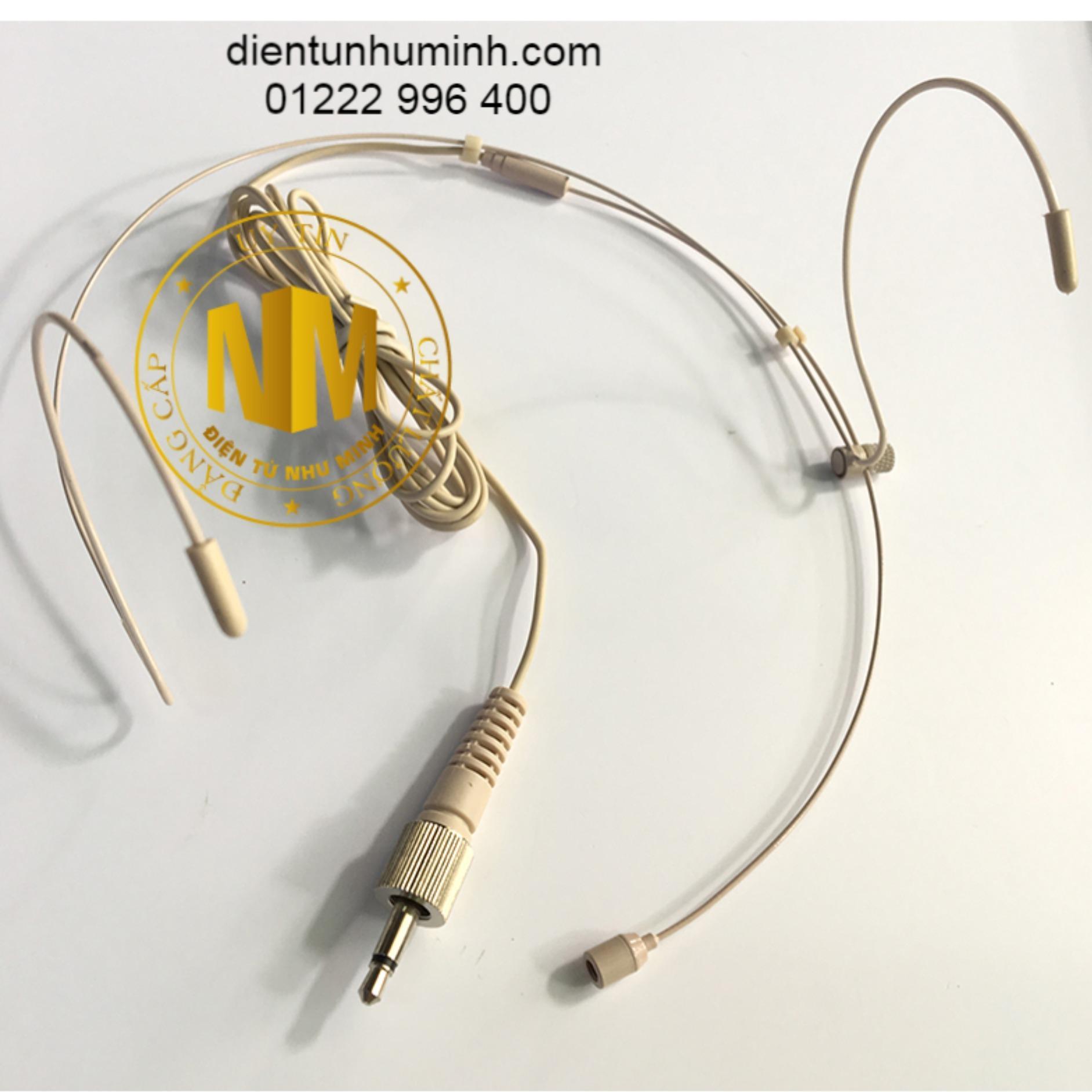 [HCM]Mic hạt gạo - Micro Đeo tai Sennheiser 3.5mm vặn răng Trong