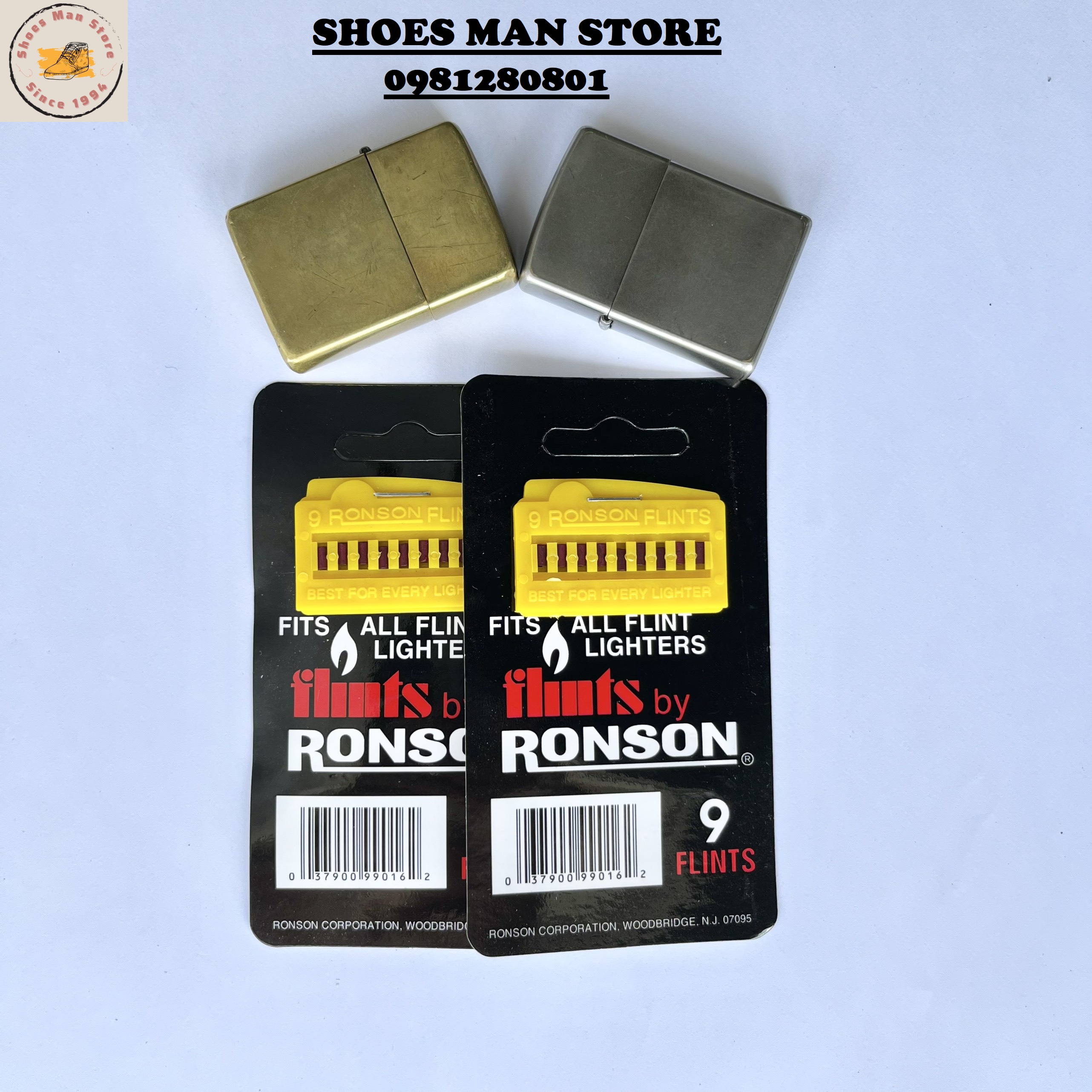 Đá Lửa Ronson Dành Cho Zippo, Dupont, Dunhill, Cartier...