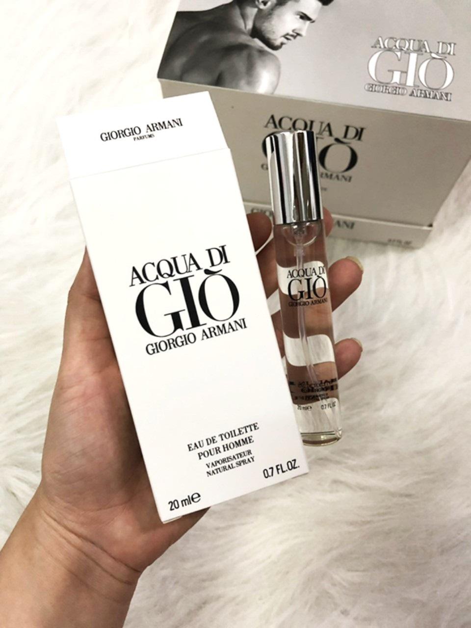nước hoa nam pháp chai chiết mini 20ml dạng ống