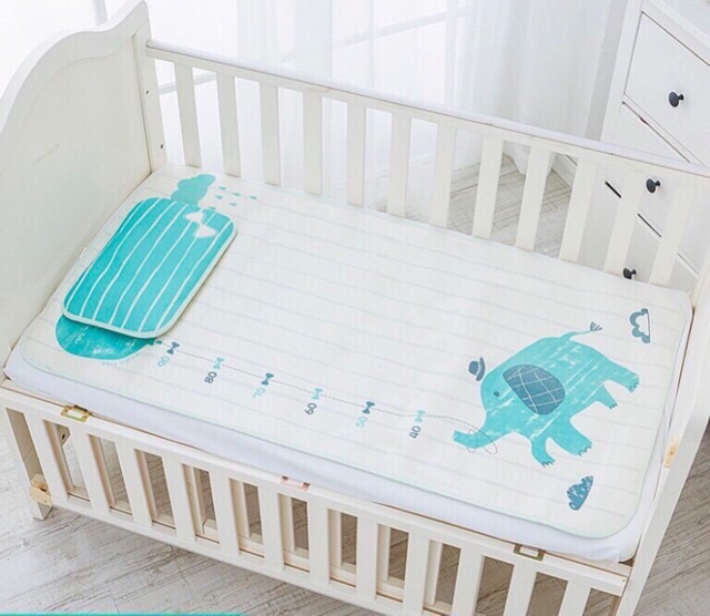 [HCM][Giá hủy diệt] [Tặng mã 20k] Chiếu lụa điều hoà Muslin Trees cao cấp (Tặng kèm gối thảo dược)