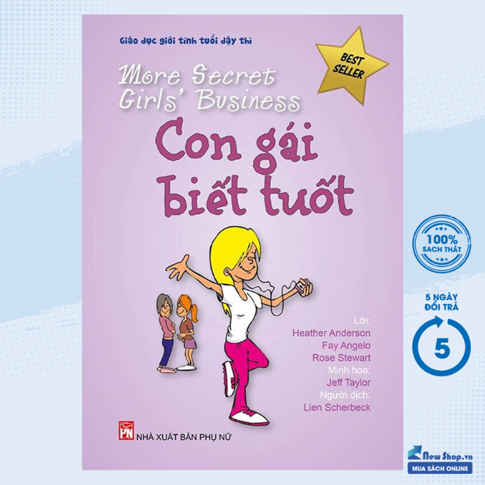 Sách - giáo dục giới tính tuổi dậy thì - con gái biết tuốt - newshop