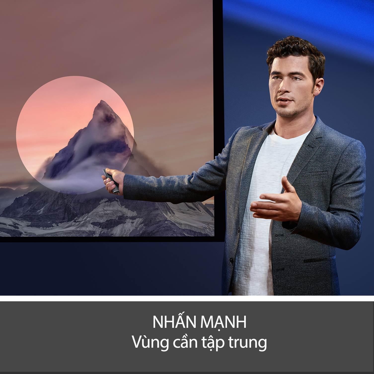 Bút trình chiếu Logitech Spotlight Xám