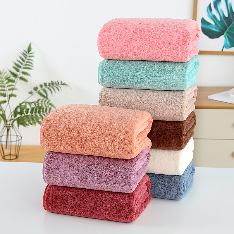 Bath Towel made H.àn size 1m4*70cm, fabric cotton soft fluffy absorbent good, suitable for all people, all ages, TITM39
