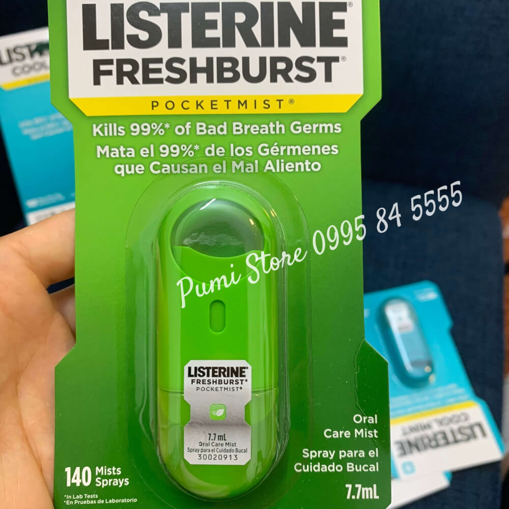 Xịt thơm miệng Listerine FreshBurst Pocketmist