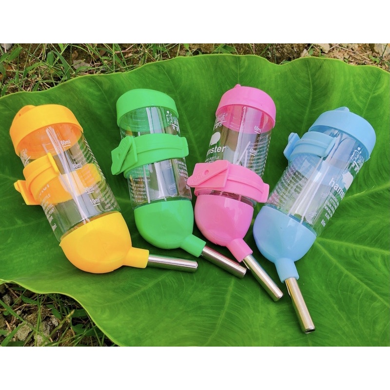 Bình nước hamster, nhím kiểng, 80ml,125ml,250ml