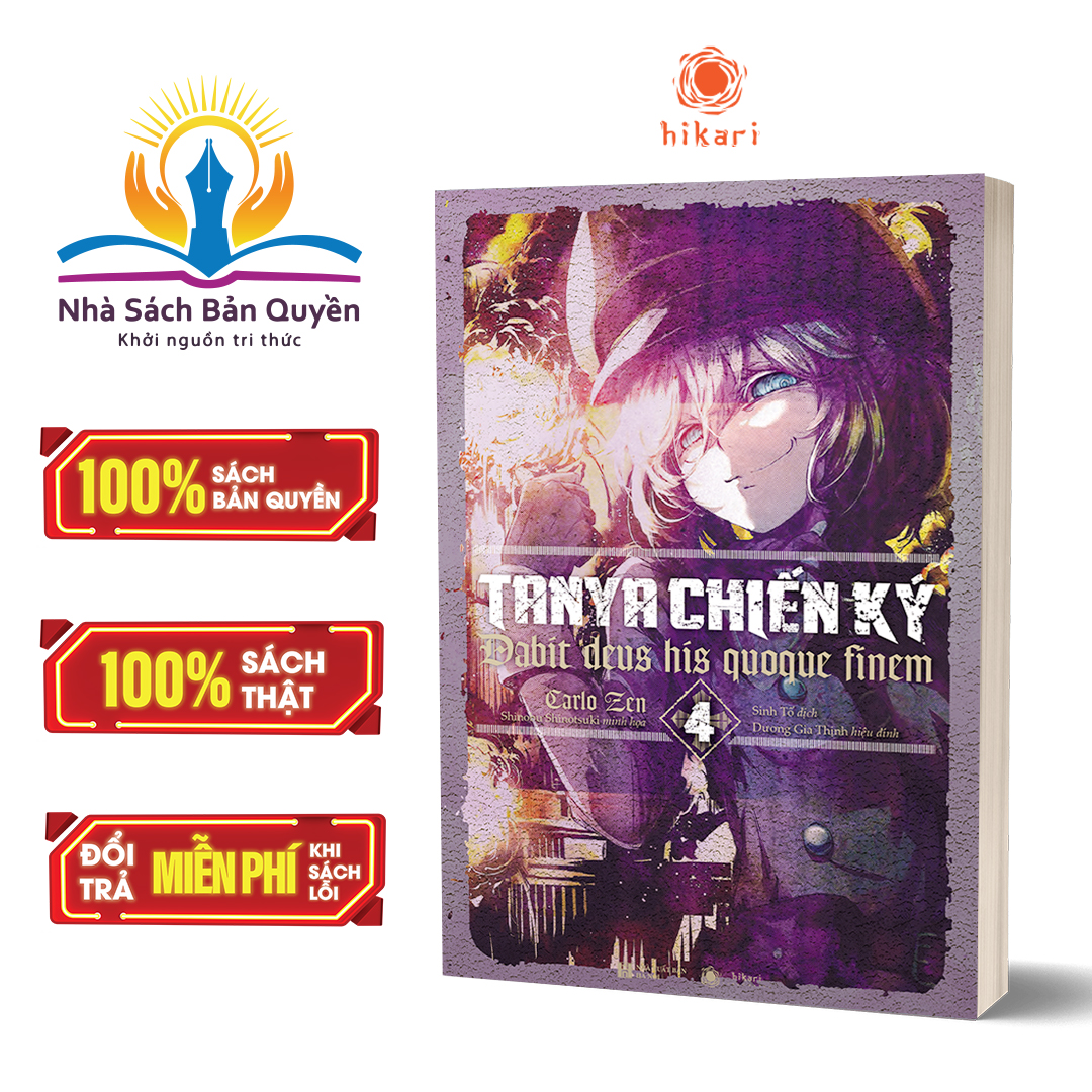 Sách - tanya chiến ký 4 (tặng boxset khi mua kèm 1 sp light nove bất kỳ gồm tanya 4)