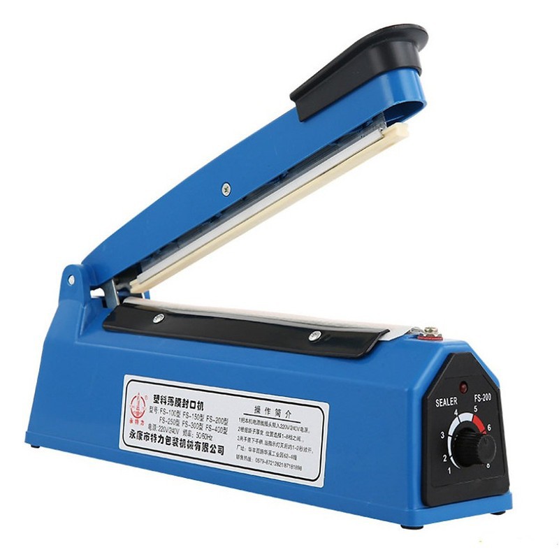 [HCM]Máy Hàn Miệng Túi 200Mm - Máy Ép Bich-Máy Ép Bọc vỏ sắt