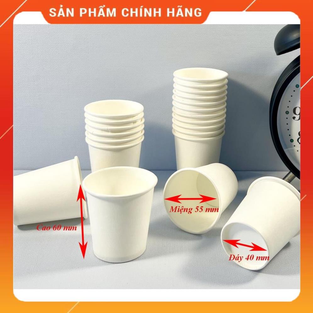 50 Cốc giấy 90ml_3oz cao cấp chất lượng NHẬT BẢN dùng 1 lần