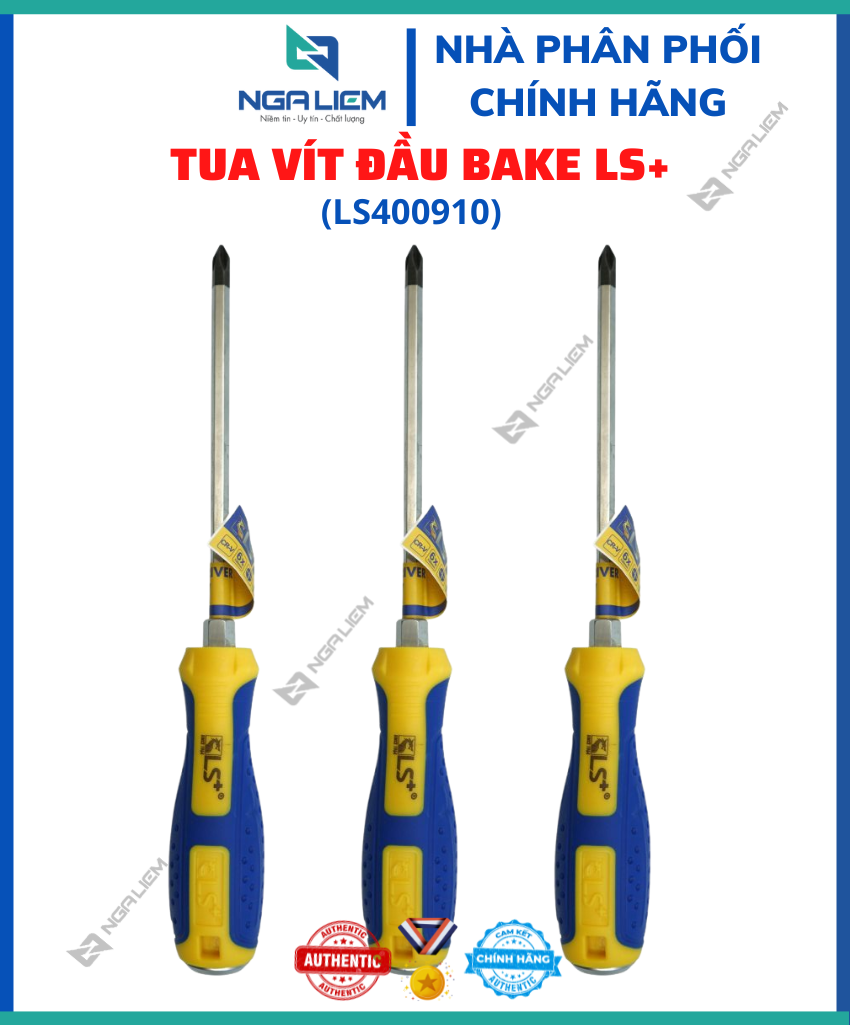 Tua vít đầu bake LS+ (6*150mm; 6*200mm; 8*150mm; 8*200mm)