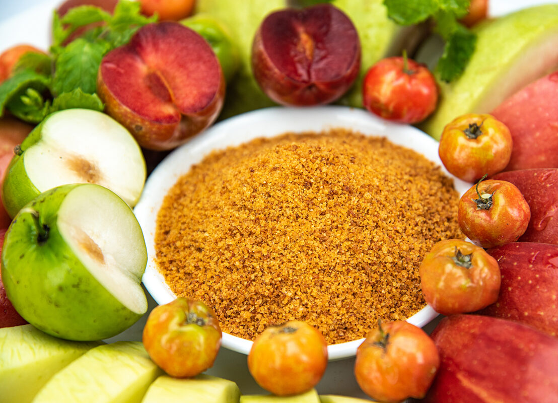 Muối sấy Ngọc Yến chấm hoa quả siêu ngon