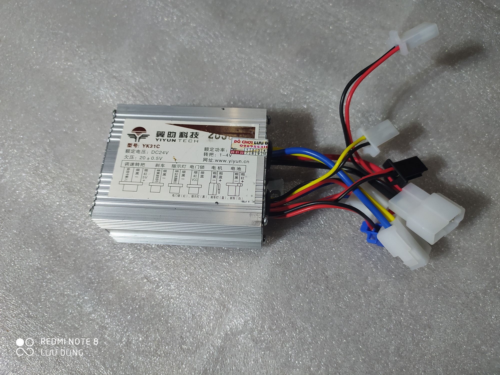 ic 24v500w-36v500w cho động cơ chổi than
