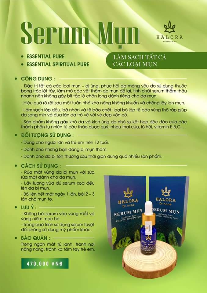 Serum mụn Halora