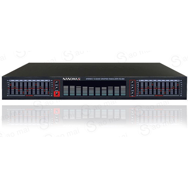 ĐẦU LỌC XÌ EQUALIZER NANOMAX EQ-665 LỌC TIẾNG CỰC CHUẨN