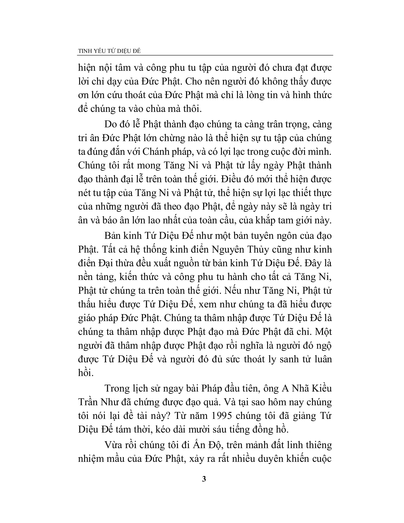 Sách Tinh Yếu Tứ Diệu Đế