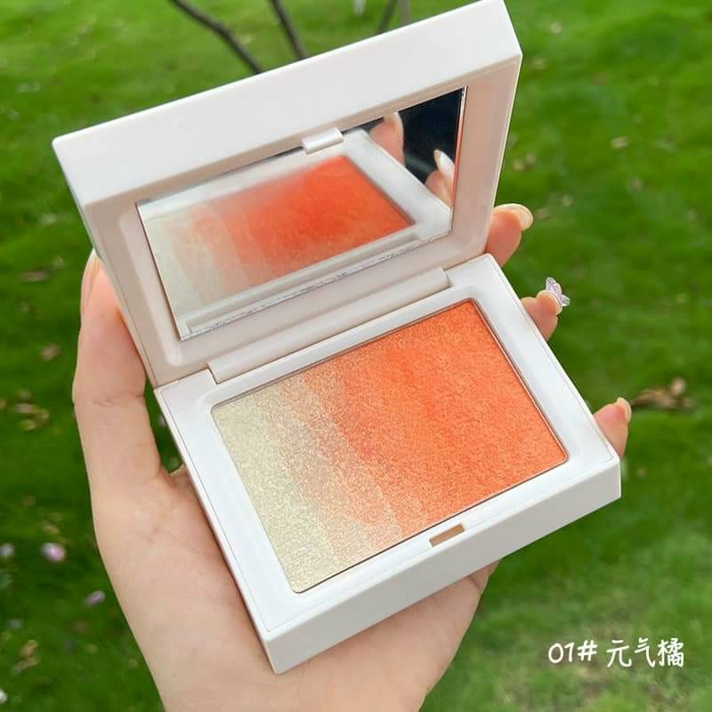 [HCM]Phấn má hồng kiêm bắt sáng nhũ Xuan color