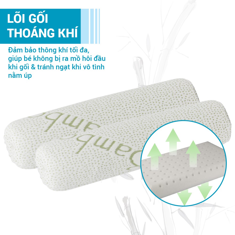 Gối chặn cho bé sợi tre bamboo Comfybaby CFN02
