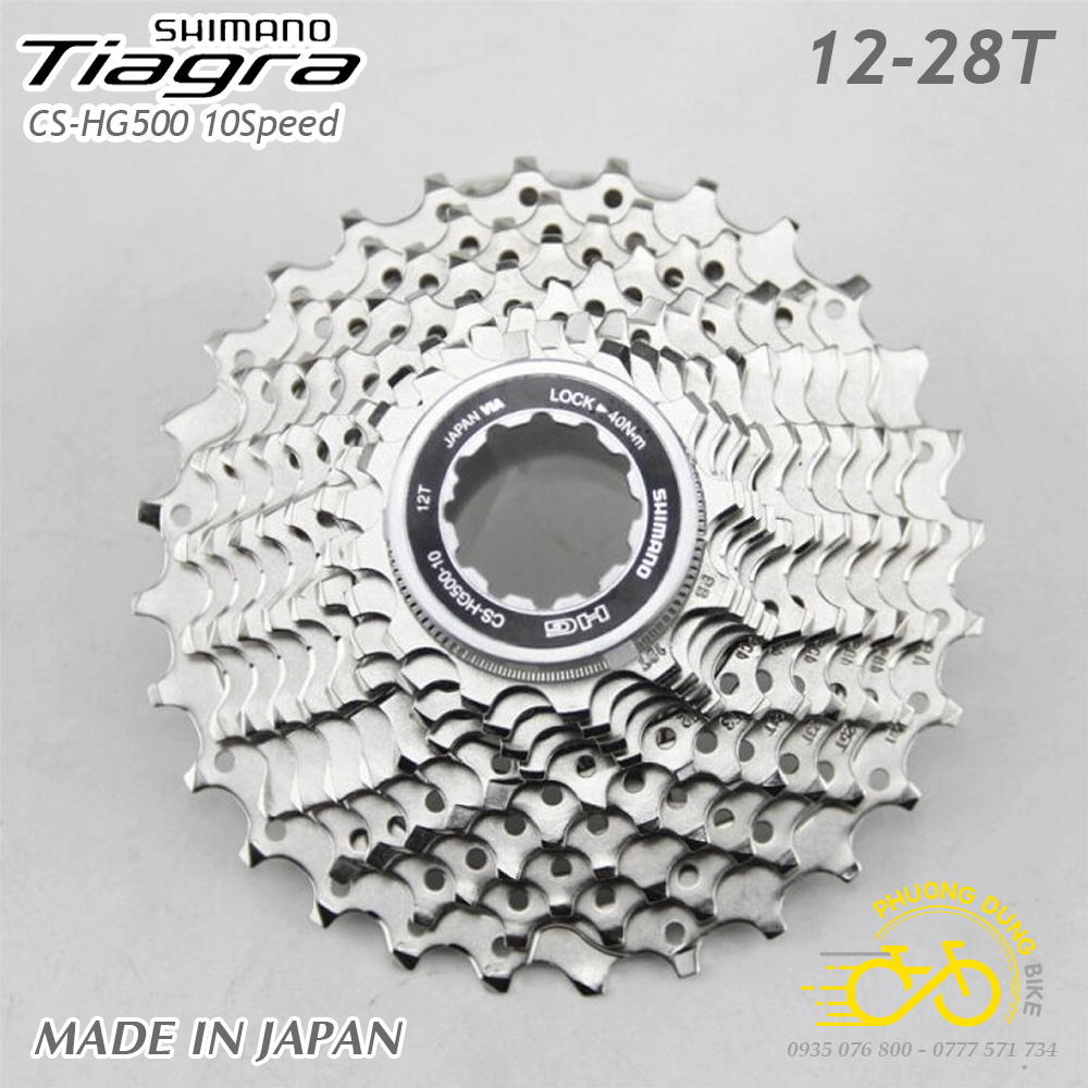 Líp thả líp 10 xe đạp shimano cs hg500 10 speed - hàng chính hãng