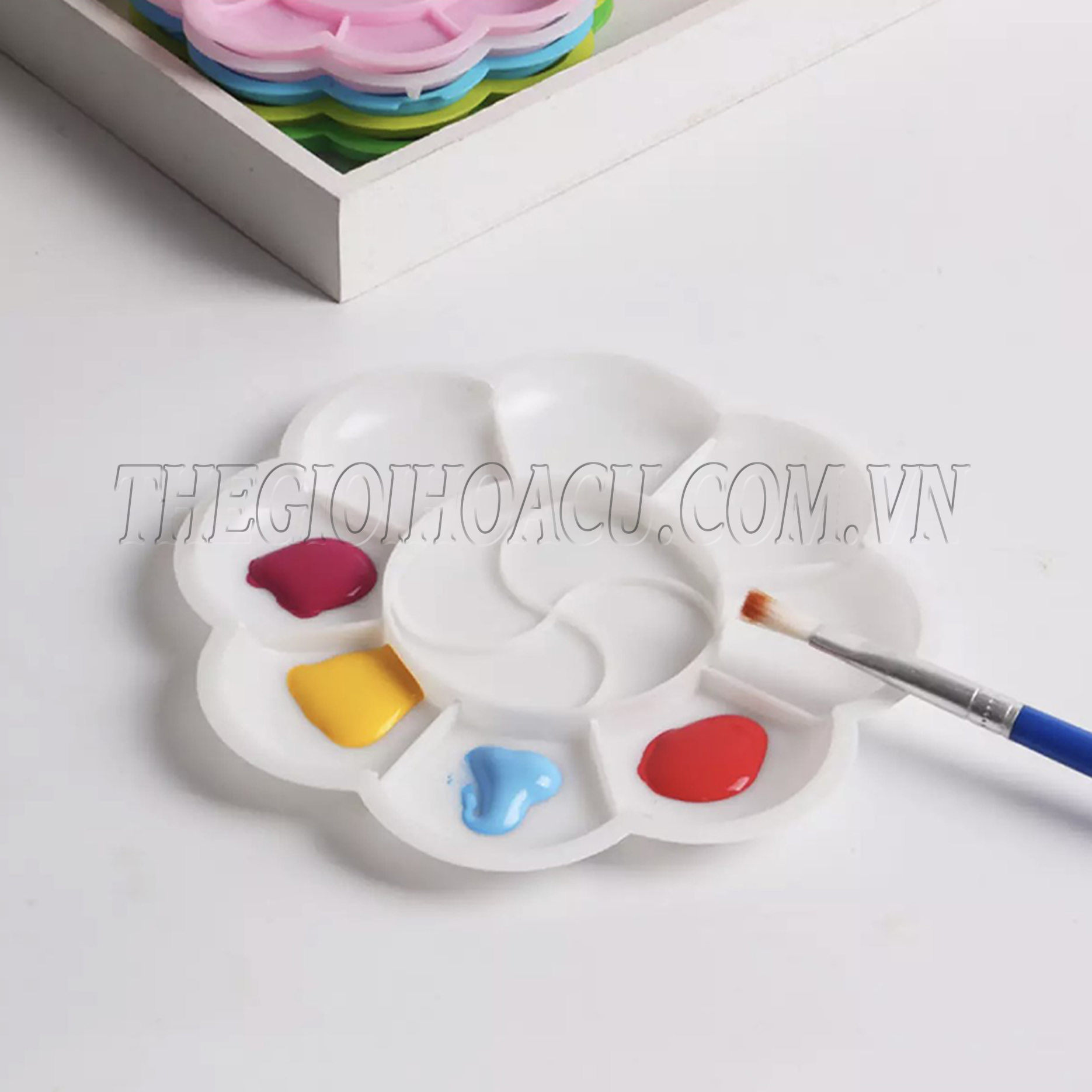 [HCM]Khay Bảng pha màu Nhựa (Palette)