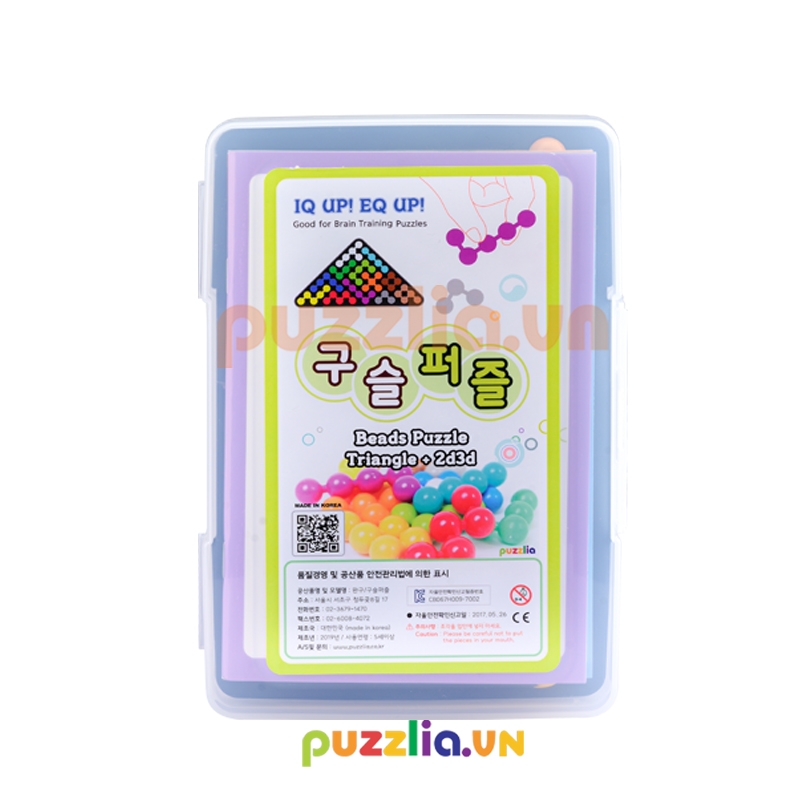 Đồ chơi Puzzlia Beads Puzzle Triangle 2D3D ( Tam giác 3D )
