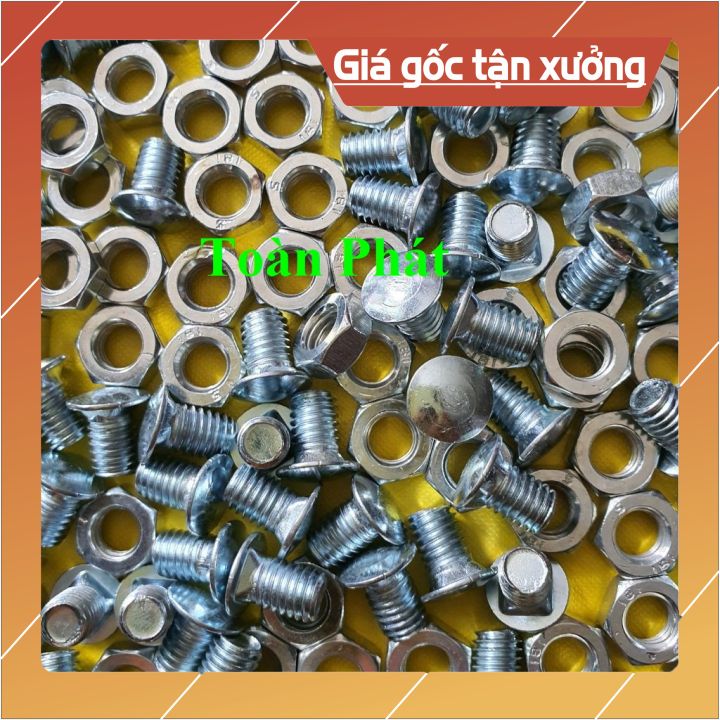 Bịch ốc ( 100 con) ốc sắt lắp kệ V lỗ