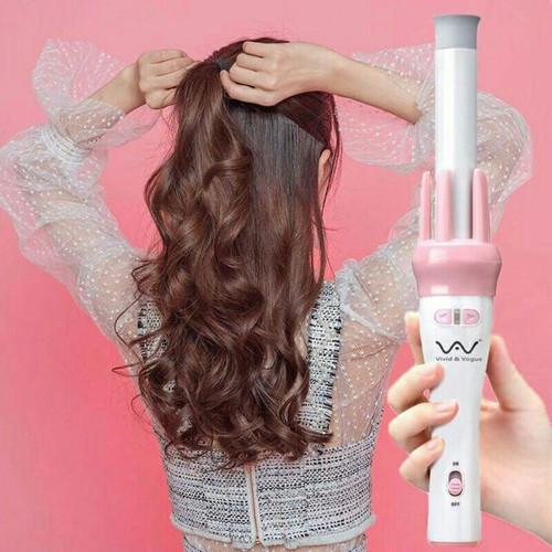 Máy uốn tóc xoăn xoay tự động 360 vivid & vogue
