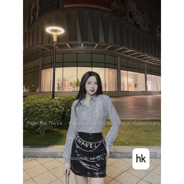 Áo Sơ Mi Nhung Kim Sa